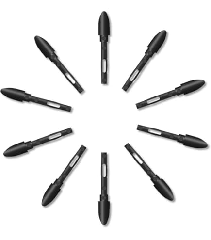 Amazon | 10本いり 交換用ペン先 for HUION充電不要ペンPW507/PW500